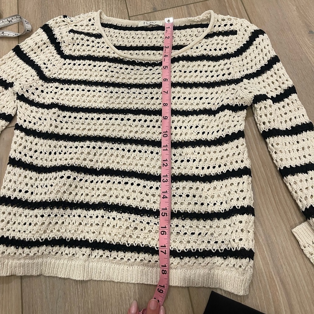 Z Supply Stripes Knit Sweater - Picture 7 of 8